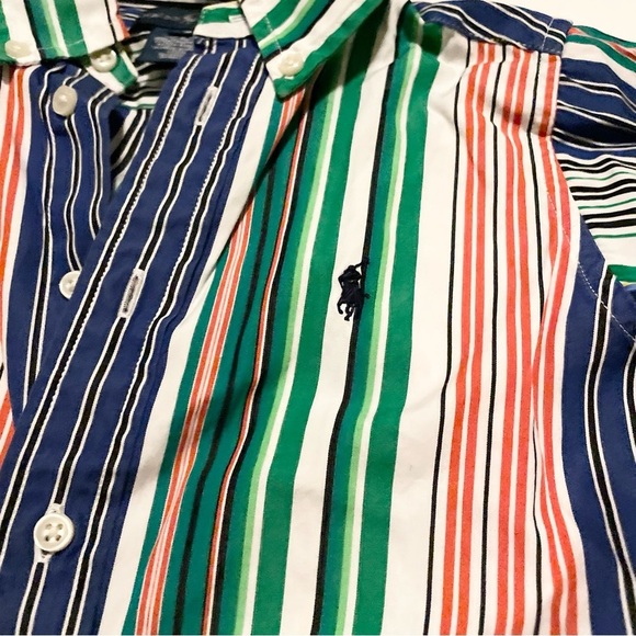 Ralph Lauren Kids Button Up Long Sleeve Shirt Size 4 - Picture 4 of 16